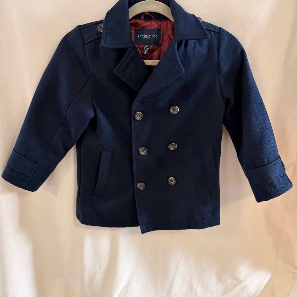London Fog Youth Navy Blue Peacoat